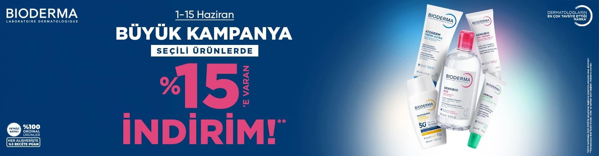 Bioderma seçili ürünlerinde büyük kampanya